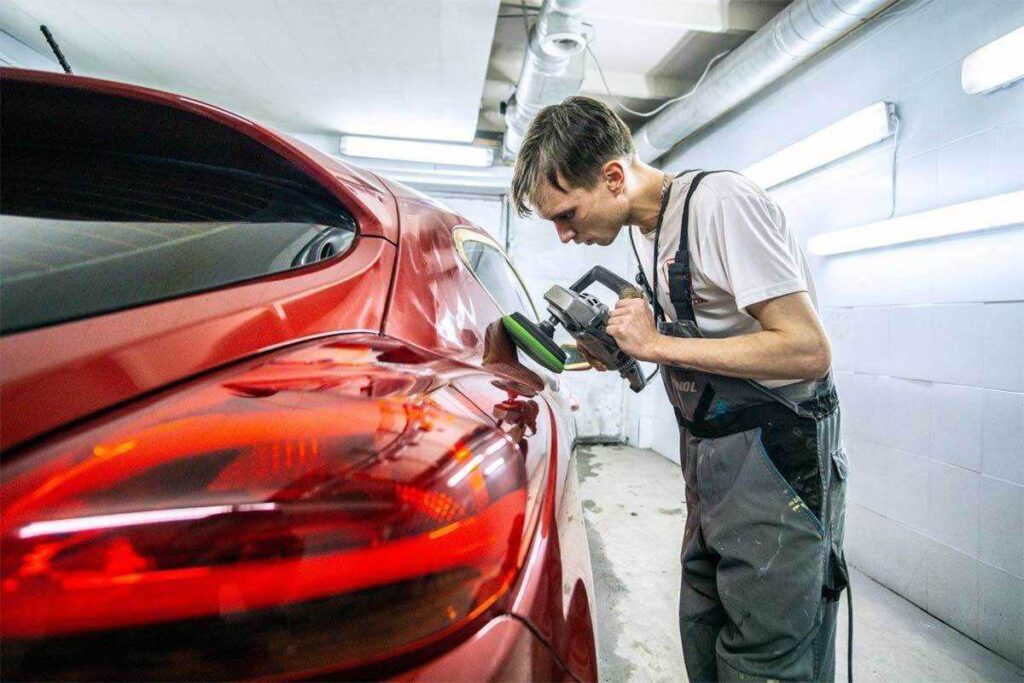 Малярные работы Porsche