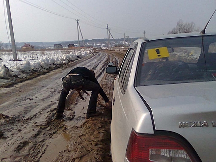 В грязюке-4