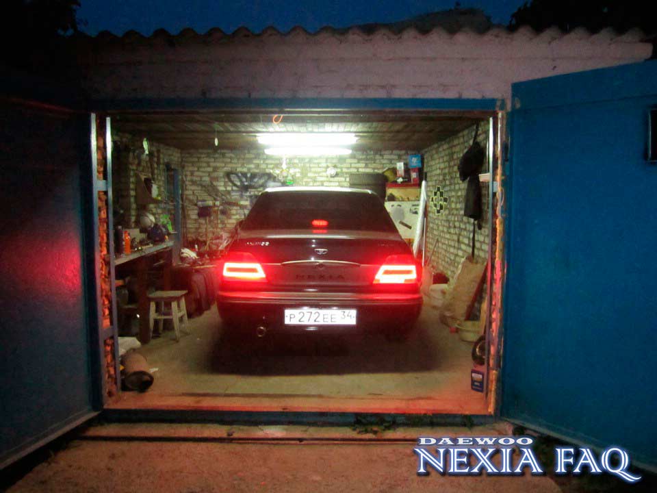 Светодиодные габариты на нексии Светодиодные габариты на нексии (nexia)